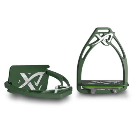 Etrier personnalisable Exalte Orienté équitation vert - Le Paturon