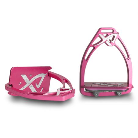 Etrier personnalisable Exalte Orienté équitation rose - Le Paturon