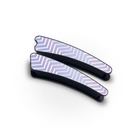 Kit grands magnets Exalte Géométric étrier personnalisable équitation lilas - Le Paturon