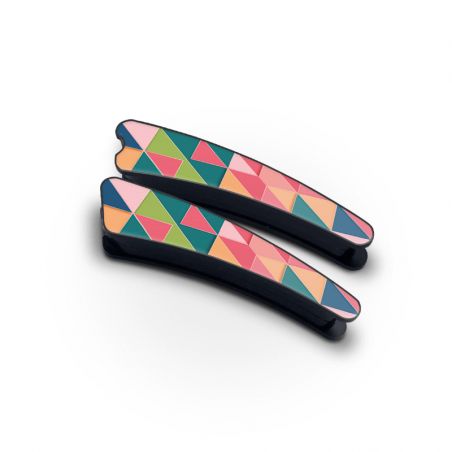 Kit grands magnets Exalte Géométric étrier personnalisable équitation multicolore - Le Paturon