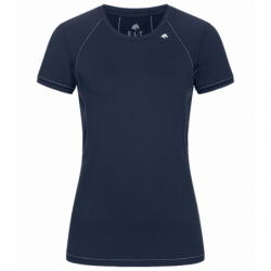 T-shirt Helsinki Elt femme équitation technique bleu nuit - Le Paturon