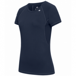 T-shirt Helsinki Elt femme équitation technique bleu nuit - Le Paturon