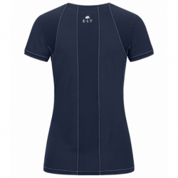 T-shirt Helsinki Elt femme équitation technique bleu nuit - Le Paturon