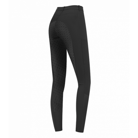 Pantalon Micro Sport Silikon Elt fond silicone femme équitation noir - Le Paturon