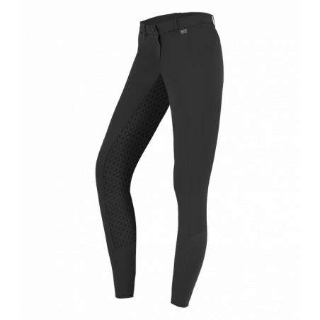 Pantalon Micro Sport Silikon Elt fond silicone femme équitation noir - Le Paturon