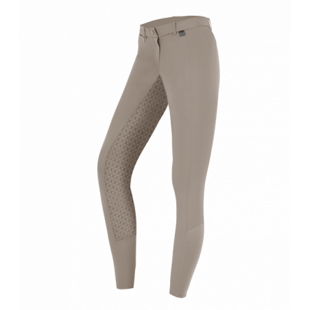 Pantalon Micro Sport Silikon Elt fond silicone femme équitation beige - Le Paturon