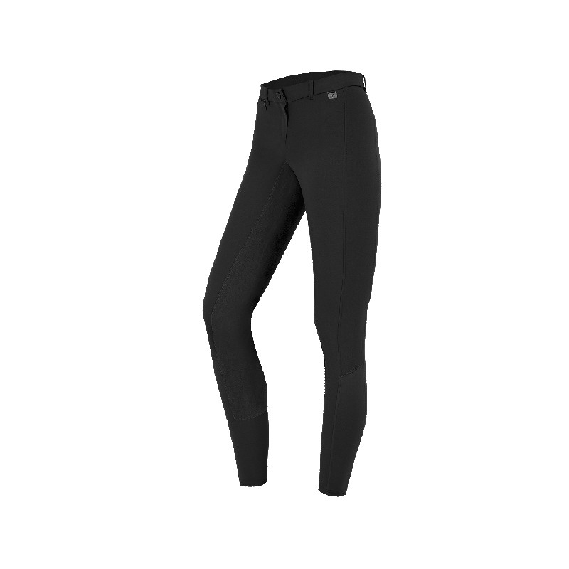 Pantalon Micro Sport Elt fond peau femme équitation noir - Le Paturon