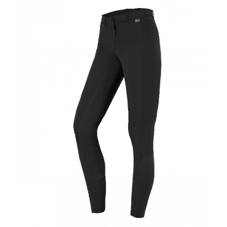 Pantalon Micro Sport Elt fond peau femme équitation noir - Le Paturon