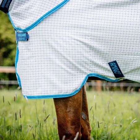 Couverture Aussie Anti-mouche Anti Uv cheval Amigo all rounder Horseware bleu - Le Paturon