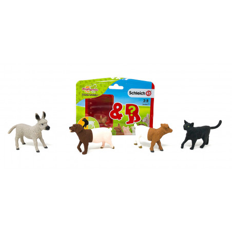 Figurine Schleich Puzzle Farm World Puzzlemals animaux à combiner - Le Paturon