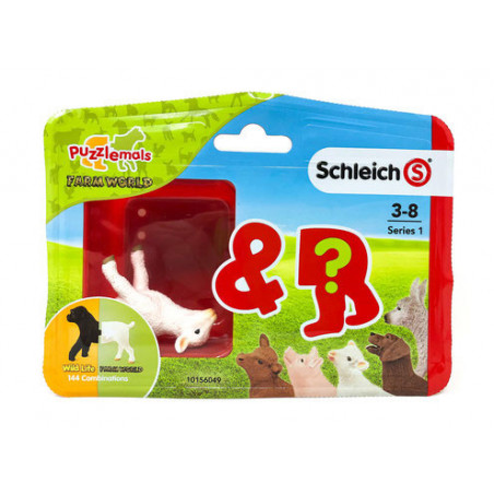 Figurine Schleich Puzzle Farm World Puzzlemals animaux à combiner - Le Paturon