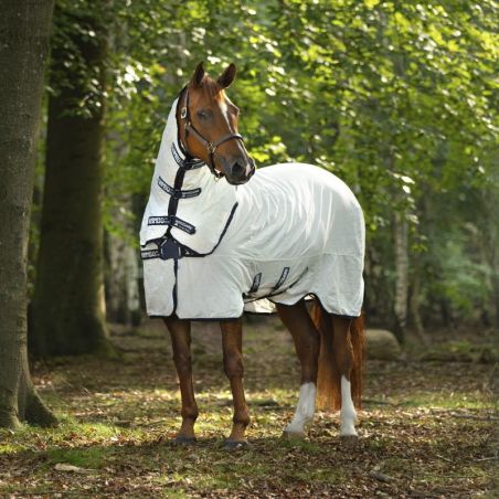 Chemise anti-mouche et anti-UV Natura Rambo Horseware avec couvre-cou cheval - Le Paturon
