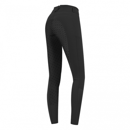 Pantalon Micro Sport Silikon Elt taille haute enfant équitation noir - Le Paturon