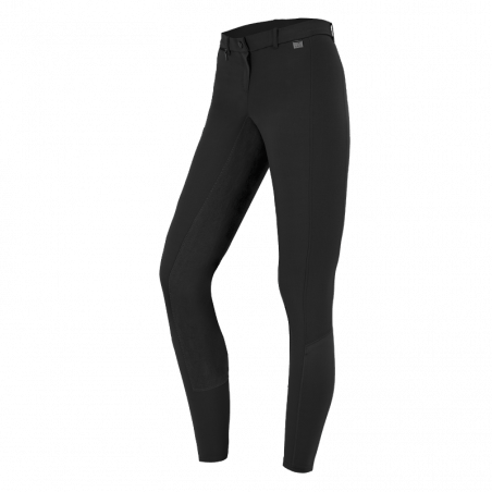 Pantalon Micro Sport Elt fond peau enfant équitation noir - Le Paturon