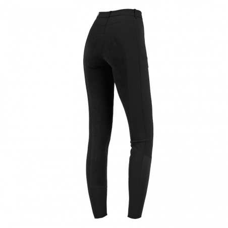 Pantalon Micro Sport Elt fond peau enfant équitation noir - Le Paturon