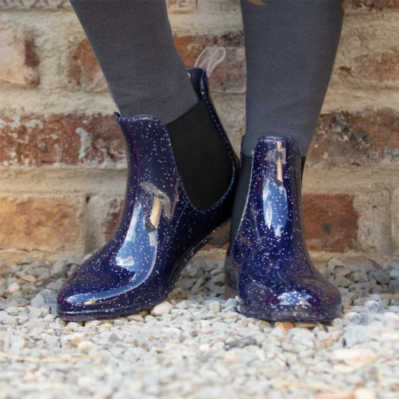 Boots équitation Jodhpur Sparkle ELT bleu nocturne - Le Paturon
