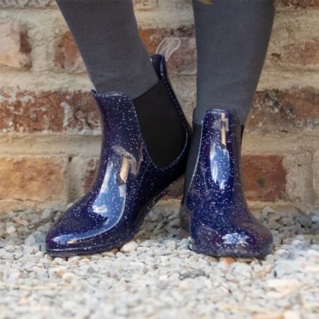 Boots équitation Jodhpur Sparkle ELT bleu nocturne - Le Paturon