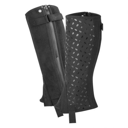 Mini-chaps adulte Waldhausen Daily Silicone équitation noir - Le Paturon