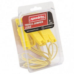 Pinces crocodile triple Speedrite pour raccordement clôture cheval lot de 4 - Le Paturon