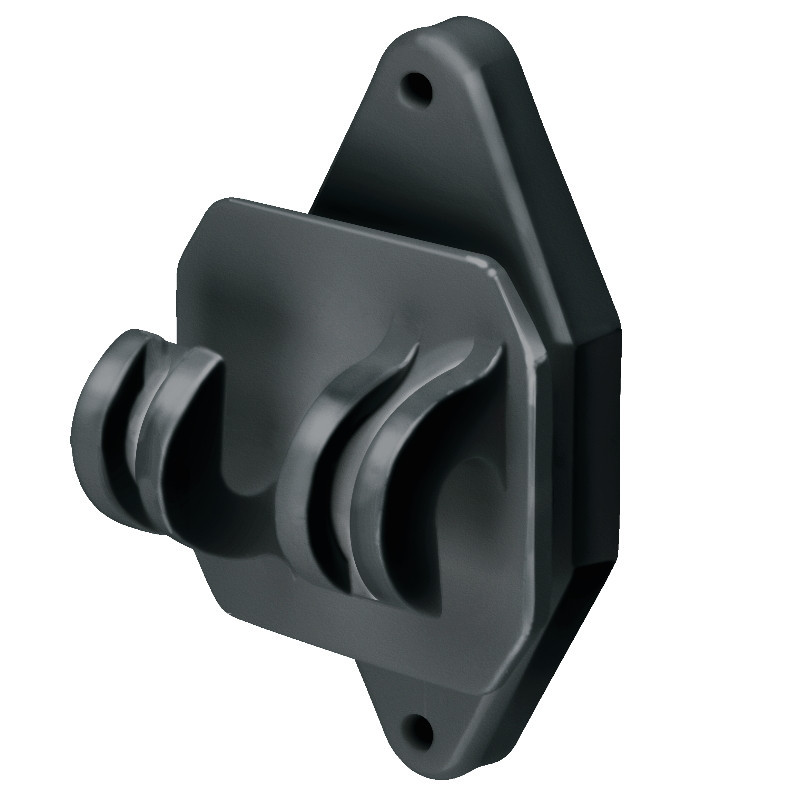 Isolateur double doigt Jumbo Speedrite clôture cheval lot de 25 noir - Le Paturon