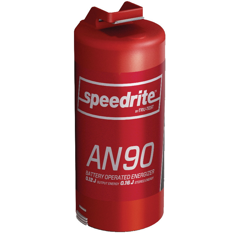 Electrificateur sur batterie Speedrite AN90 12V avec pied clôture cheval - Le Paturon