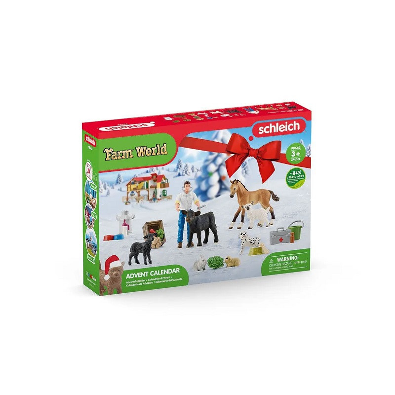 Calendrier de l'Avent Farm World 2 Schleich figurines - Le Paturon