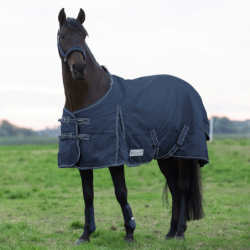 Couverture Séchante Pour Cheval - Taille 75 Cm, Noir, Polyester