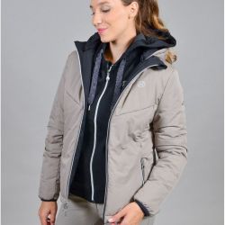 Parka Jamit Harcour réversible hiver femme équitation noir - Le Paturon