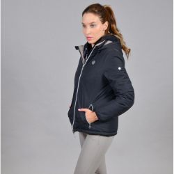 Parka Jamit Harcour réversible hiver femme équitation noir - Le Paturon