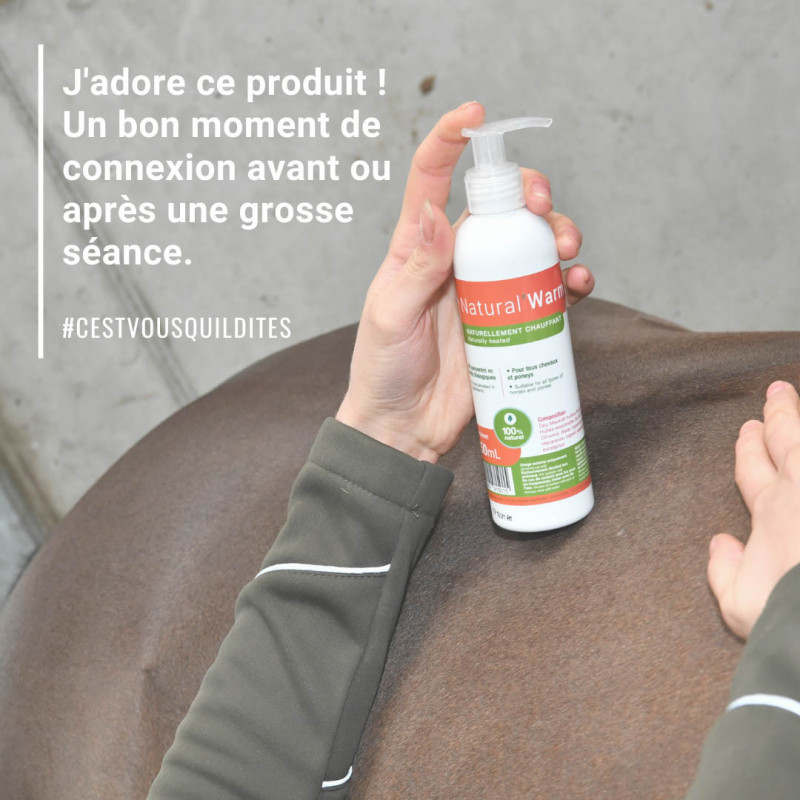 Gel chauffant Natural'Warm Natural'Innov articulations et tendons cheval - Le Paturon