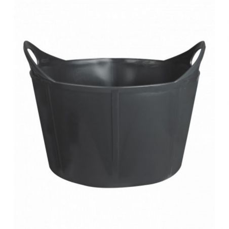 Seau flexible Waldhausen Flexi 17L bac à eau cheval gris - Le Paturon