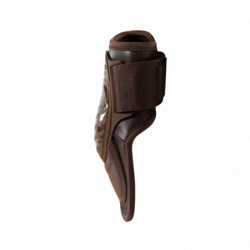 Protège-boulets Kentucky Horsewear Deep velcro long cheval marron - Le Paturon