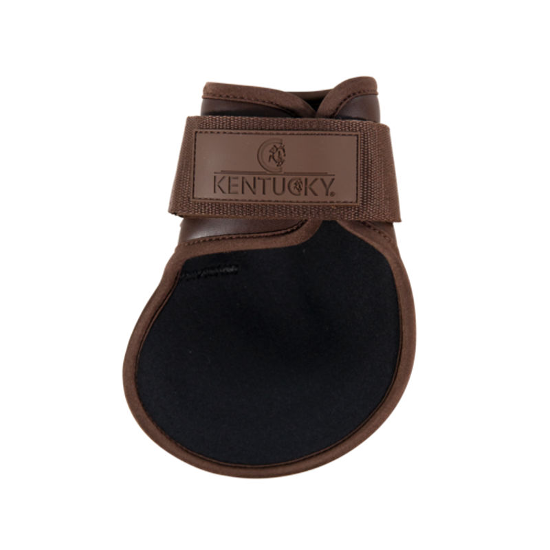 Protège-boulets Kentucky Horsewear Deep velcro long cheval marron - Le Paturon