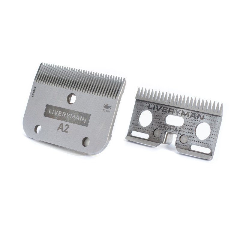 Peigne et contre-peigne A2 Liveryman tondeuse cheval tonte standard - Le Paturon