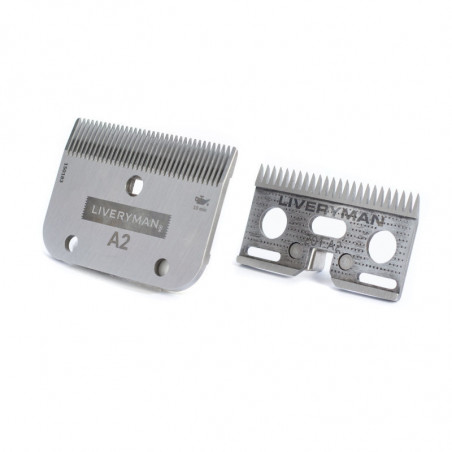 Peigne et contre-peigne A2 Liveryman tondeuse cheval tonte standard - Le Paturon