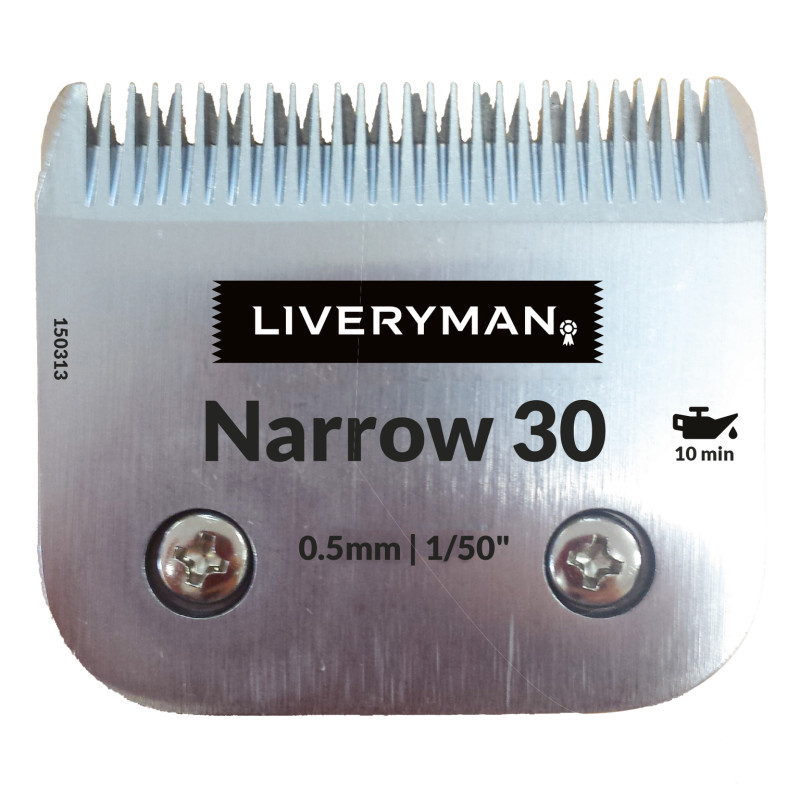 Tête de coupe de finition Liveryman Narrow A5 46mm 0,5mm tondeuse cheval peigne tête et membres - Le Paturon