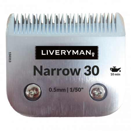 Tête de coupe de finition Liveryman Narrow A5 46mm 0,5mm tondeuse cheval peigne tête et membres - Le Paturon