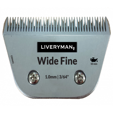 Tête de coupe Liveryman 65mm tonte fine 1mm peigne tondeuse cheval large - Le Paturon