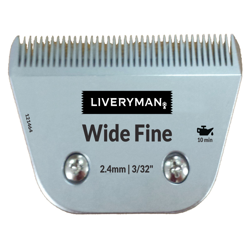 Tête de coupe Liveryman 65mm 2,4mm large et fin cheval tonte classique