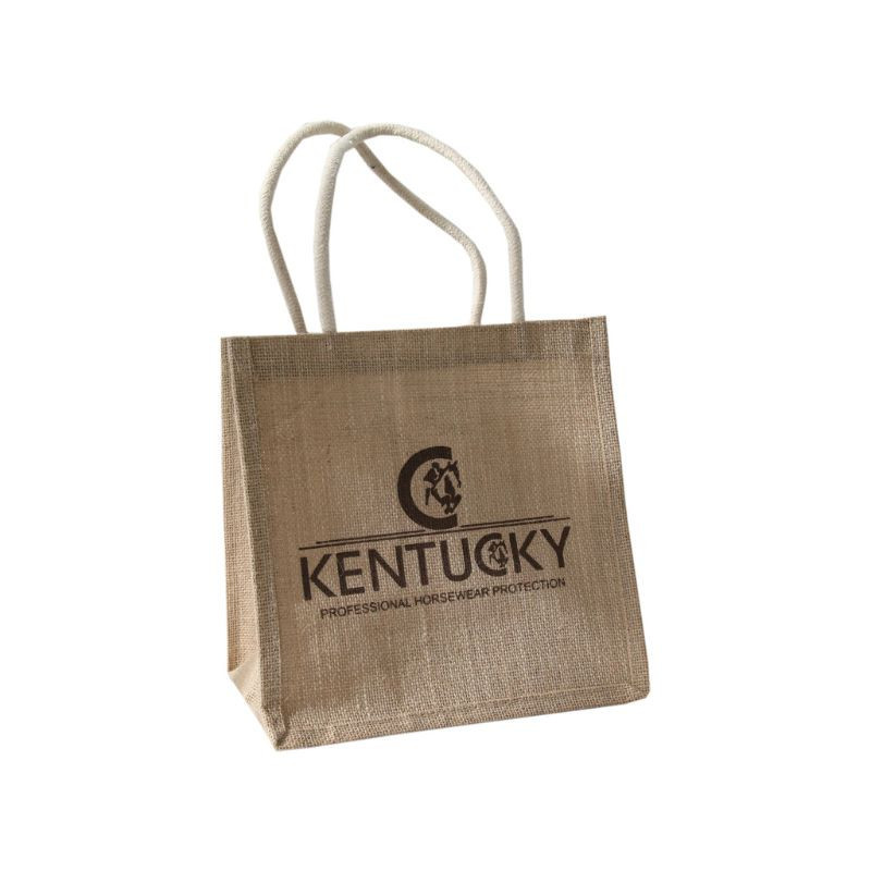 Sac Kentucky Horsewear en toile de Jute petit modèle S équitation - Le Paturon