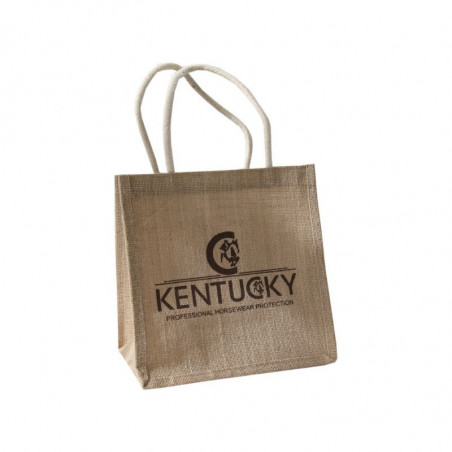 Sac Kentucky Horsewear en toile de Jute petit modèle S équitation - Le Paturon