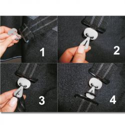 Safe Gum Waldhausen élastiques de sécurité couverture cheval fermeture en T - Le Paturon