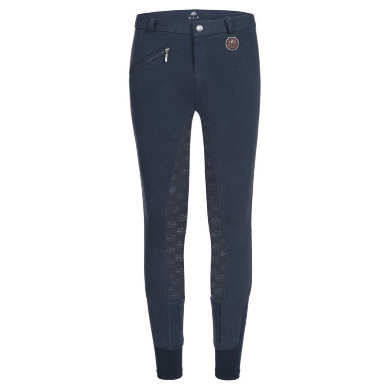 Pantalon ELT Fun Sport hiver thermique enfant équitation bleu nuit - Le Paturon