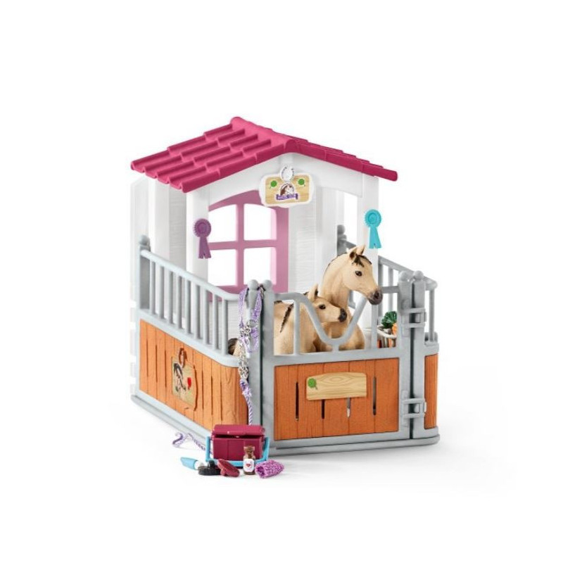 Kit de jeu Soigneuse pour chevaux Arabes Schleich - Le Paturon