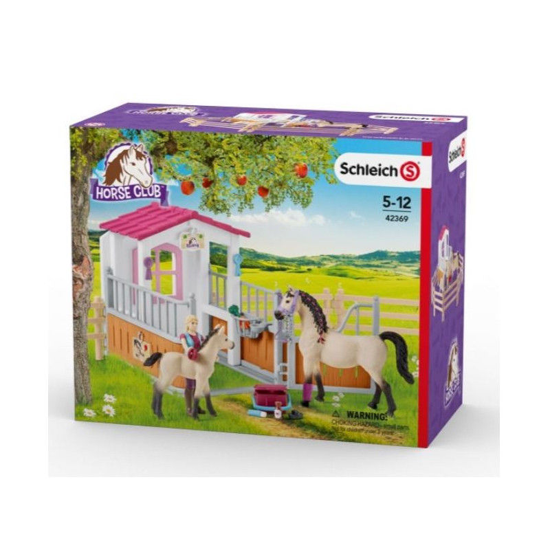 Kit de jeu Soigneuse pour chevaux Arabes Schleich - Le Paturon