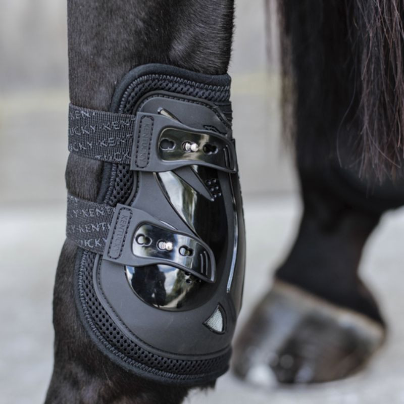 Protège-boulets cheval Kentucky Horsewear Moonboots Air X noir - Le Paturon