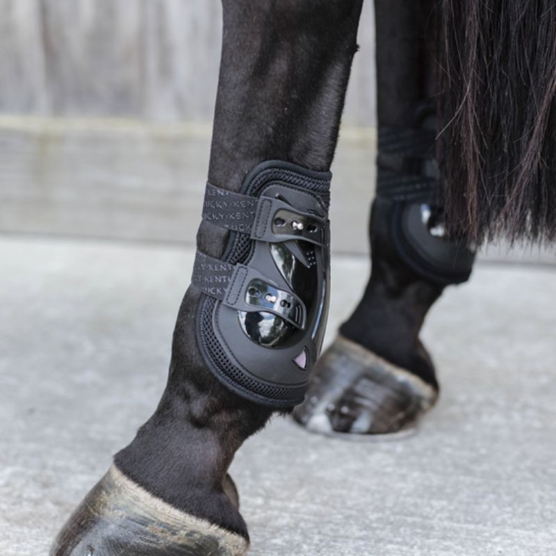 Protège-boulets cheval Kentucky Horsewear Moonboots Air X noir - Le Paturon
