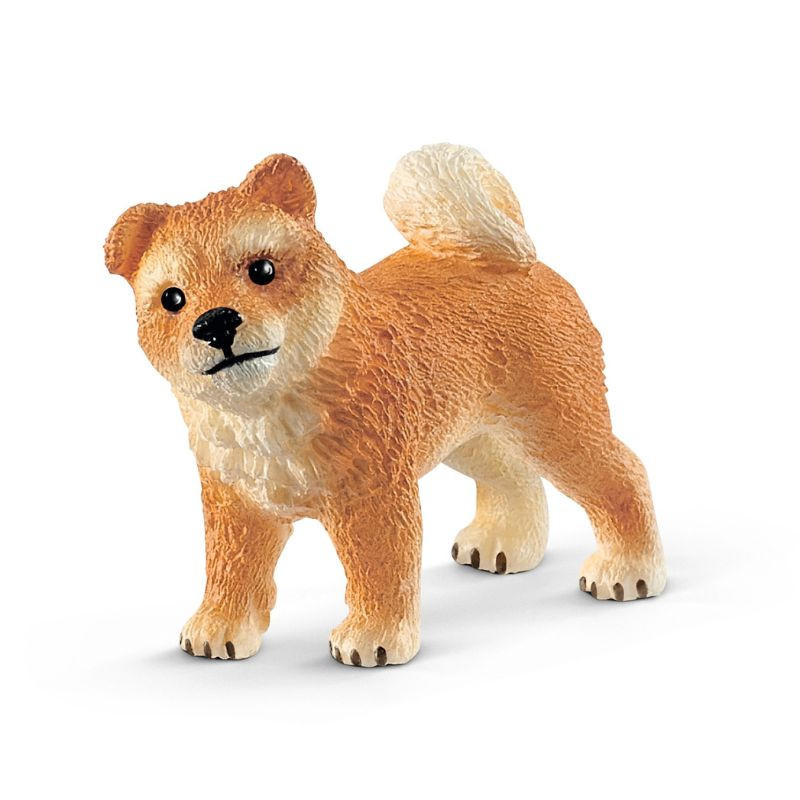 Chienne et chiot Shiba Inu Schleich figurine - Le Paturon