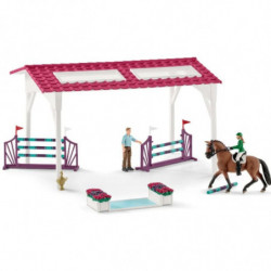 Contrôle de condition physique avant le grand tournoi Schleich figurine cheval - Le Paturon