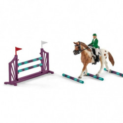 Contrôle de condition physique avant le grand tournoi Schleich figurine cheval - Le Paturon